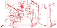 VOORREM HOOFDCILINDER voor Honda AFRICA TWIN 750 1993