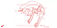VOORSPATBORD voor Honda AFRICA TWIN 750 1993
