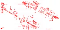 OPSTAP/KICKARM/ WISSEL PEDAAL voor Honda AFRICA TWIN 750 1993