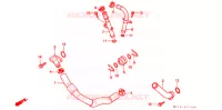 WATER PIJP voor Honda AFRICA TWIN 750 1993