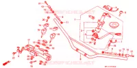 HENDEL PIJP/BOVENSTE BRUG (2) voor Honda AFRICA TWIN 750 1993