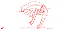 VOORSPATBORD voor Honda AFRICA TWIN 750 1993