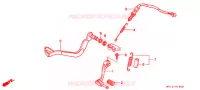 HOOFD STANDAARD/REMPEDAAL voor Honda AFRICA TWIN 750 1994