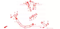 WATER PIJP voor Honda AFRICA TWIN 750 1994