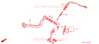 HOOFD STANDAARD/REMPEDAAL voor Honda AFRICA TWIN 750 1994