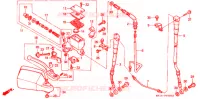 VOORREM HOOFDCILINDER voor Honda AFRICA TWIN 750 1994