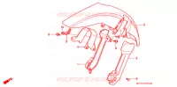 VOORSPATBORD voor Honda AFRICA TWIN 750 1994