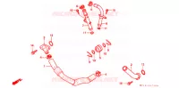 WATER PIJP voor Honda AFRICA TWIN 750 1994