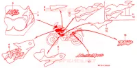 EMBLEEM/STREEP (2) voor Honda AFRICA TWIN 750 1998