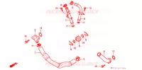 WATER PIJP voor Honda AFRICA TWIN 750 1998