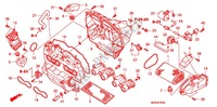 VOOR AFDEKKING/LUCHTFILTER voor Honda CBF 600 FAIRING 34HP 2010
