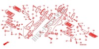OPSTAP/KICKARM/ WISSEL PEDAAL voor Honda CBF 600 CARENEE ABS 2010