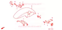 VOORSPATBORD voor Honda CB 500 1996