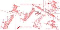 OPSTAP/KICKARM/ WISSEL PEDAAL voor Honda CB 500 1996