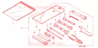 GEREEDSCHAP/ACCUVAK voor Honda CB 500 1996