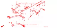 PEDAAL (1) voor Honda CB 500 1996