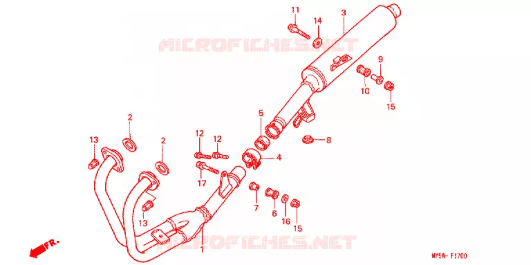 UITLAATDEMPER(2) Honda MOTO 500 CB 1998  CB500SW