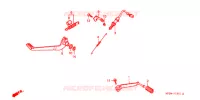 PEDAAL (2) voor Honda CB 500 1998