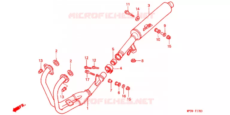 UITLAATDEMPER(2) Honda MOTO 500 CB 2000  CB500SY