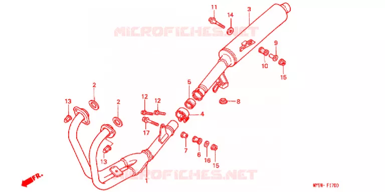 UITLAATDEMPER(2) Honda MOTO 500 CB 2000  CB500SY