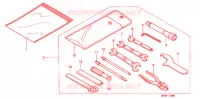GEREEDSCHAP/ACCUVAK voor Honda CB 500 2000