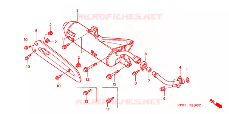 UITLAATDEMPER(2) Honda SCOOTER 250 FORSIGHT 2000  FES250SEX
