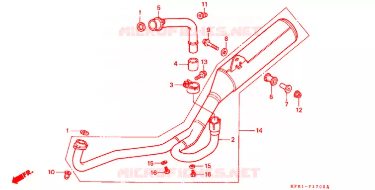 UITLAATDEMPER(2) Honda MOTO 250 VTR 2002  VTR250Y