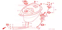 BRANDSTOF TANK voor Honda SUPER CUB 50 DELUXE 2000