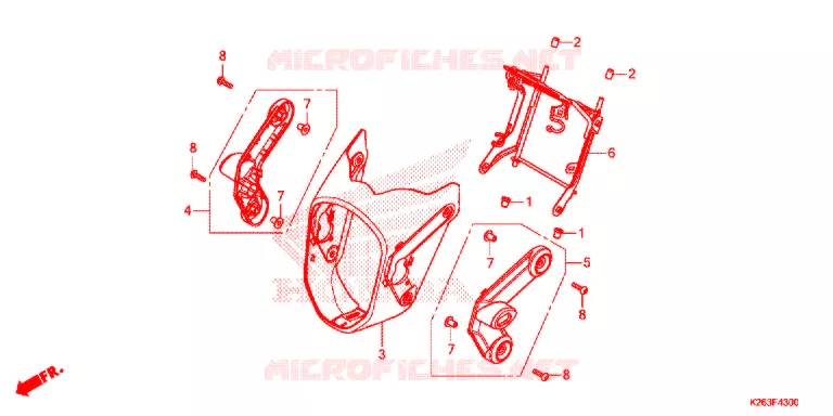 KOPLAMP Honda MOTO 125 MSX 2013  MSX125D