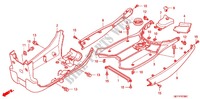 ZIJDE ROK/MIDDEN AFDEKKING (CHF501/2/3/4/5/7/S7) voor Honda 50 CREA SCOOPY 2001