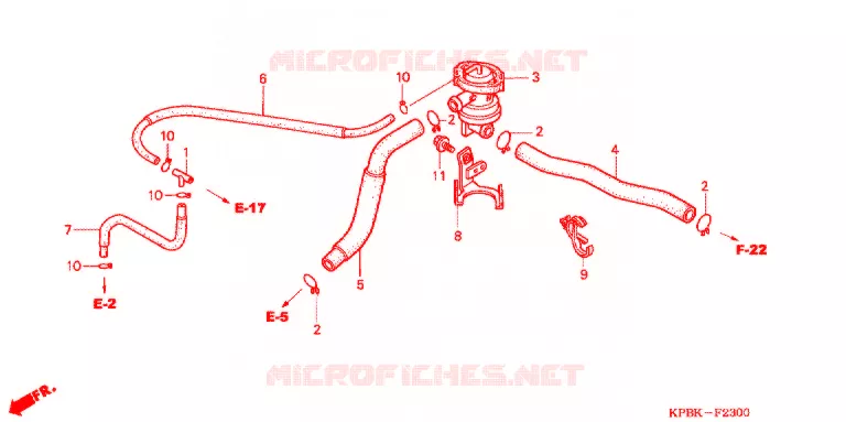 LUCHT INJECTIE BEDIENING KLEP Honda SCOOTER 250 FORZA 2003  NSS250A3_J