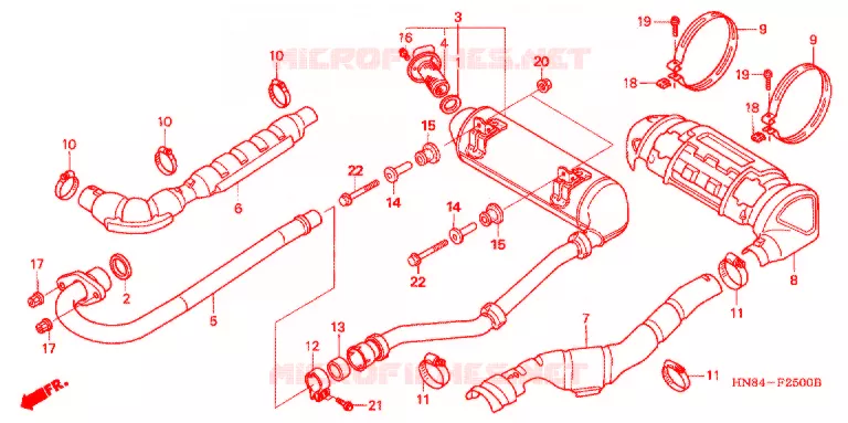 UITLAATDEMPER(2) Honda ATV 650 FOURTRAX 2004  TRX650FA4