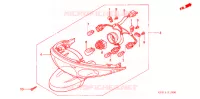 ACHTER COMBINATIE LICHT voor Honda 50 DIO 2005