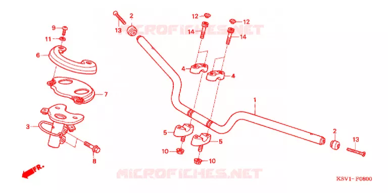 HENDEL PIJP Honda SCOOTER 250 FORZA 2005  NSS250A5_J