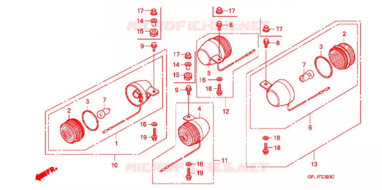 KNIPPERLICHT(2) Honda MOTO 50 MONKEY 2005  Z50J5_M