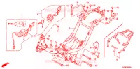 FRAME CHASSIS/ ONTSTEKINGSSPOEL (1) voor Honda BIZ 125 PEDAL ARRANQUE UNICAMENTE 2006