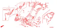 FRAME CHASSIS/ ONTSTEKINGSSPOEL (1) voor Honda BIZ 125 PARTIDA ELÉTRICA 2006