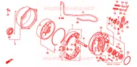 ACHTER REM PANEEL voor Honda FOURTRAX 500 FOREMAN S 4X4 2006