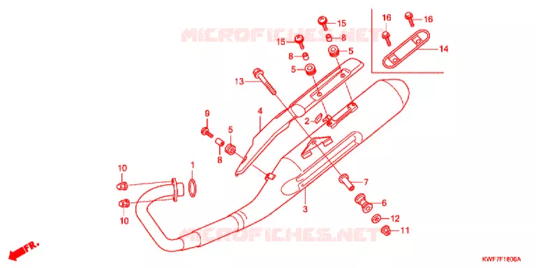 UITLAATDEMPER(2) Honda MOTO 125 CBF 2009  CBF125M9