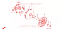 AANDRIJFFACE/ KICKSTARTER SPIL voor Honda PANTHEON 125 FES 2003