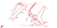 VOORKAP (FES1253 5) (FES1503 5) voor Honda PANTHEON 125 FES 2003