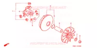 AANDRIJFFACE/ KICKSTARTER SPIL voor Honda PANTHEON 125 FES 2004