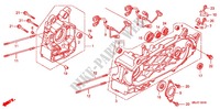 KRUKASCARTER (FES1257/A7) (FES1507/A7) voor Honda S WING 125 FES 2007