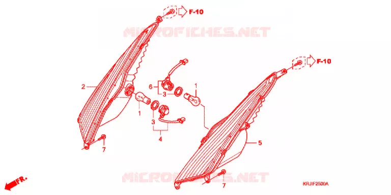 VOOR KNIPPERLICHT Honda SCOOTER 150 PANTHEON 2003  FES1503