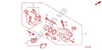 REMKLAUW ACHTER (FES1257/A7) (FES1507/A7) voor Honda S WING 125 FES ABS 2008