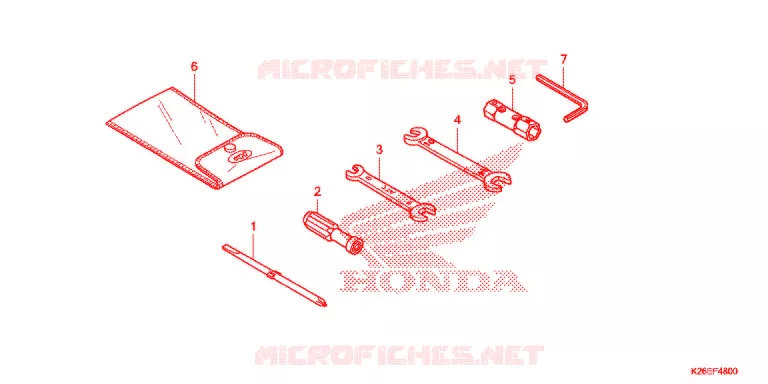 GEREEDSCHAP/ACCUVAK Honda MOTO 125 MSX 2016  MSX125G