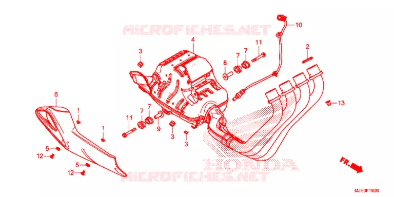 UITLAATDEMPER(2) Honda MOTO 650 CBR 2017  CBR650FG