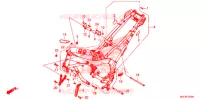 FRAME CHASSIS voor Honda CBR 650 F ABS 2016