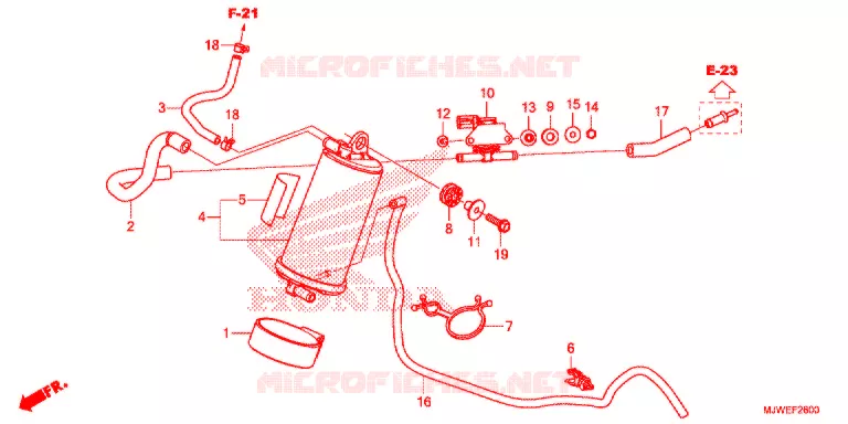 KOOLSTOFBUS Honda MOTO 500 CBR 2016  CBR500RAG