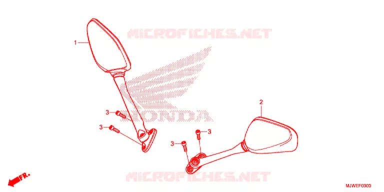 SPIEGEL Honda MOTO 500 CBR 2016  CBR500RAG